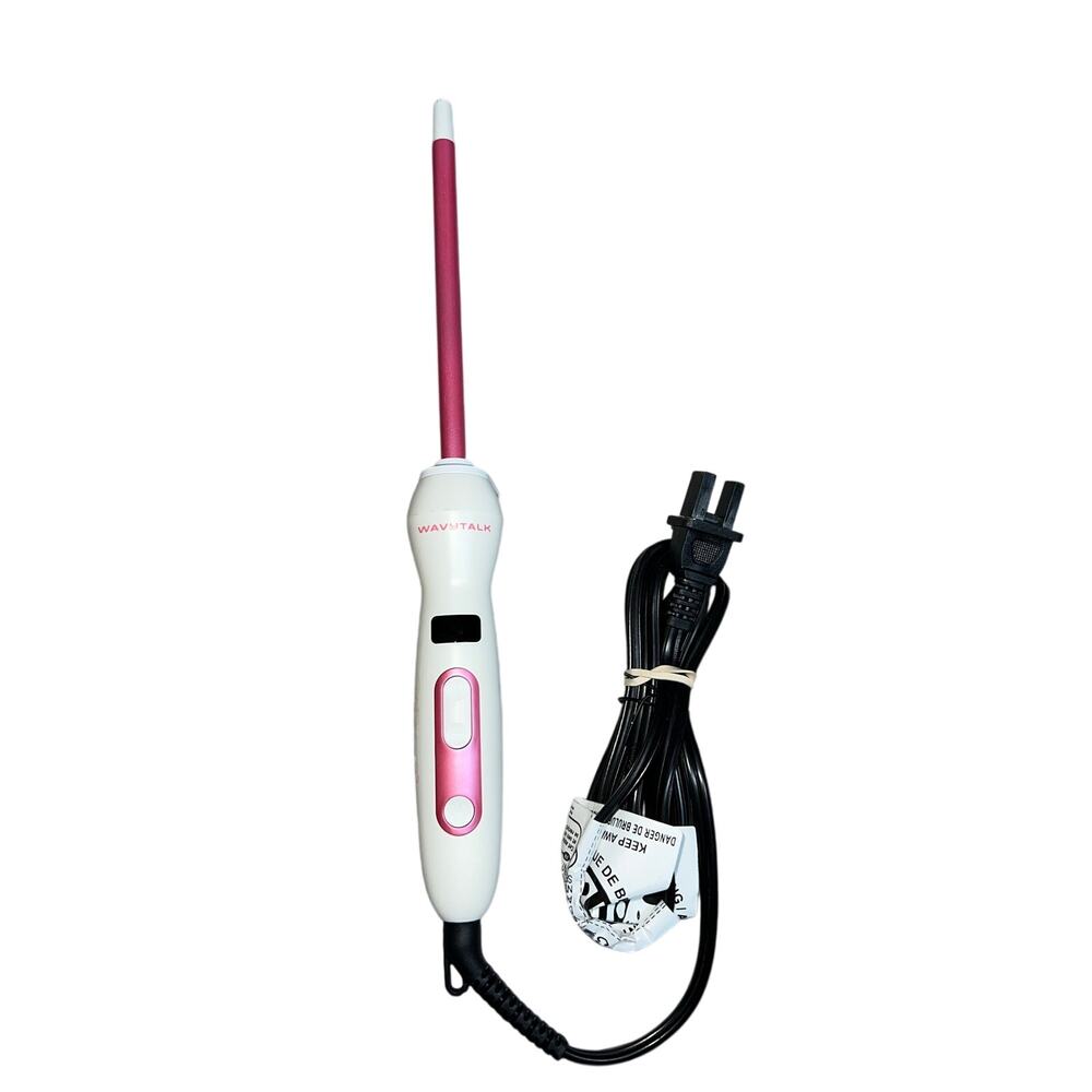 Wavytalk 3/8 Inch Small Curling iron pink/white